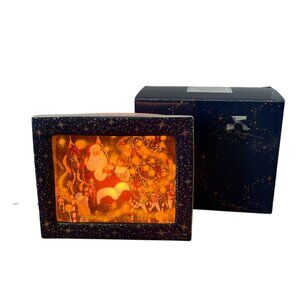 D Morgan Santa In Chair Nightlight Porcelain By Roman Made In Taiwan Orig Box